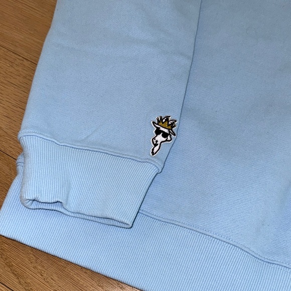 GOAT USA BRAND NEW Light Blue Men's Sweatshirt Sz Sm - Picture 10 of 13